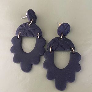 Black earrings
